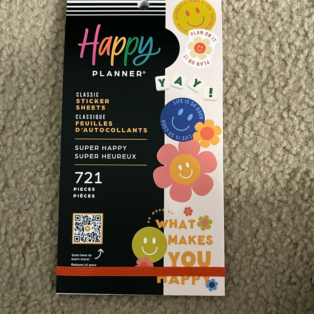 Happy Planner Super Happy stickers